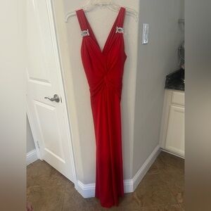 Elegant Red Evening Gown